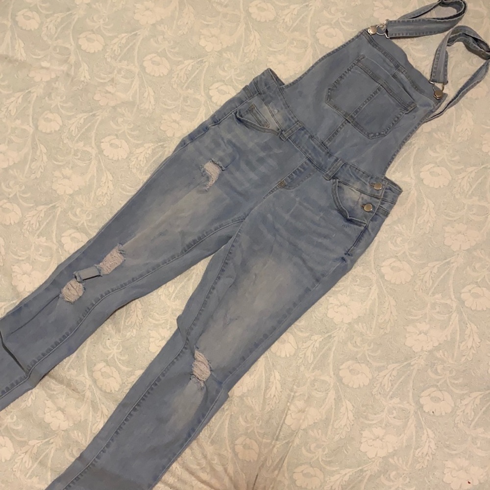Light Blue Denim Overall Size:S